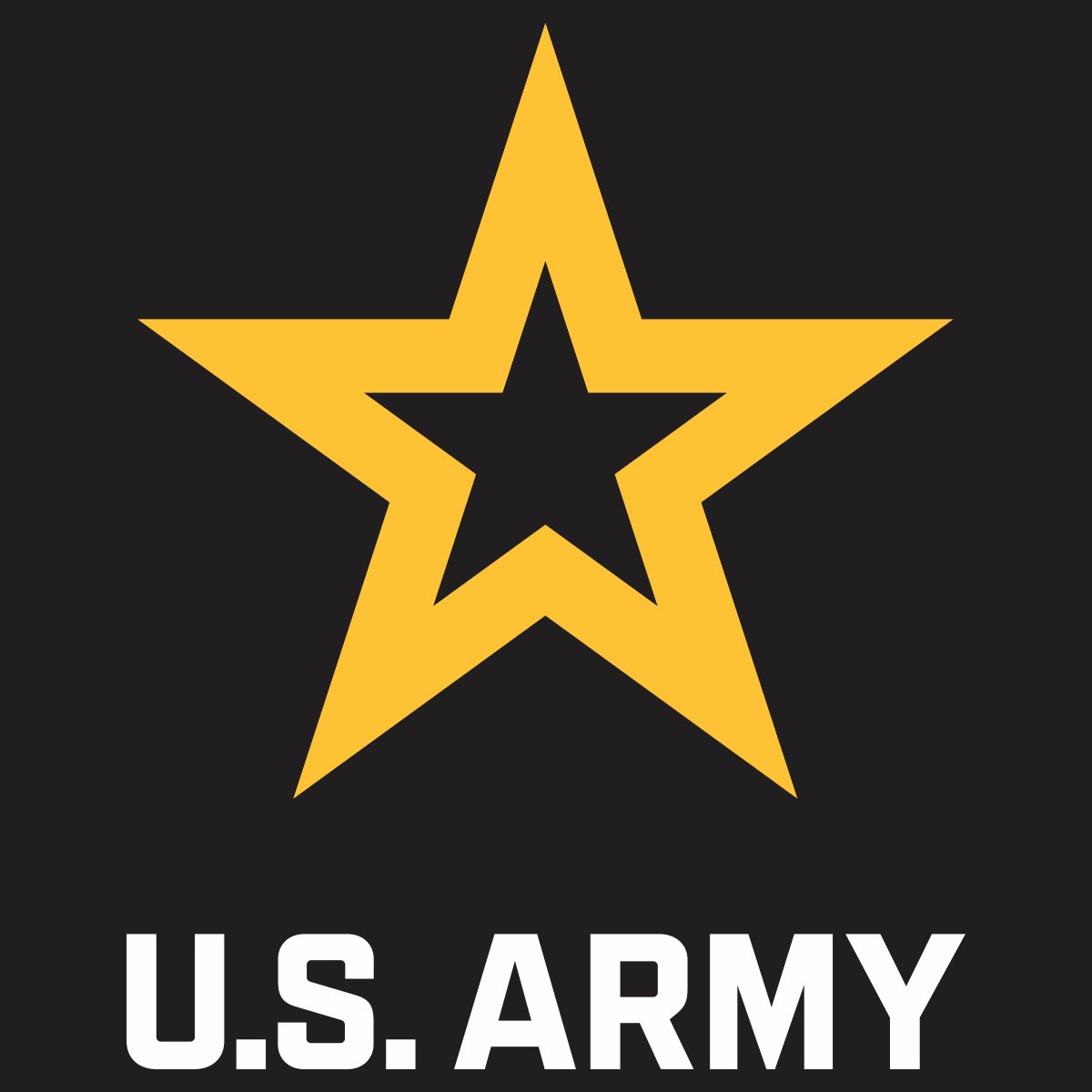 new army star decal (002) Logo